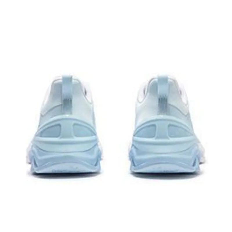 361° Cushioning Abrasion Resistant Lightweight Low Top Running Shoes Men's White Blue-3