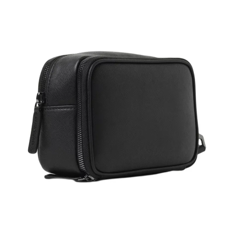 EMPORIO ARMANI Logo Patch Zipped Wash Bag-2