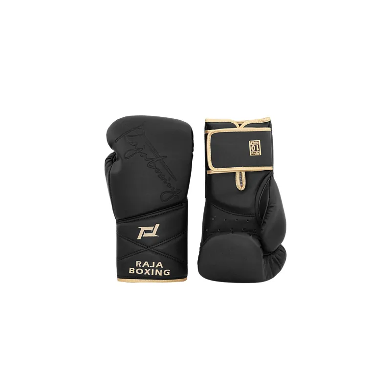 Raja-boxing Boxing Gloves Composite Cowhide Sanda Boxing Training Muay Thai Competition Unisex-0