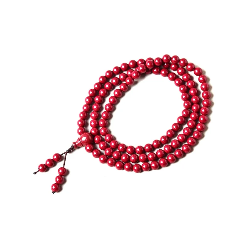 Moon Jewelry Reconstructed Cinnabar Bracelets Unisex-0