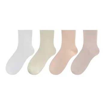 XXLLG Spring And Fall Mid-Calf Socks Women's 4 Pack