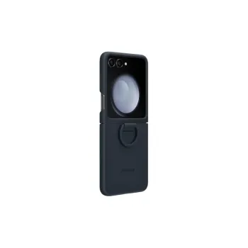 SAMSUNG Silicone Material Impact-Resistant Abrasion-Resistant Ring-Style Phone Cases For Galaxy Z Flip5/Galaxy Z Flip4
