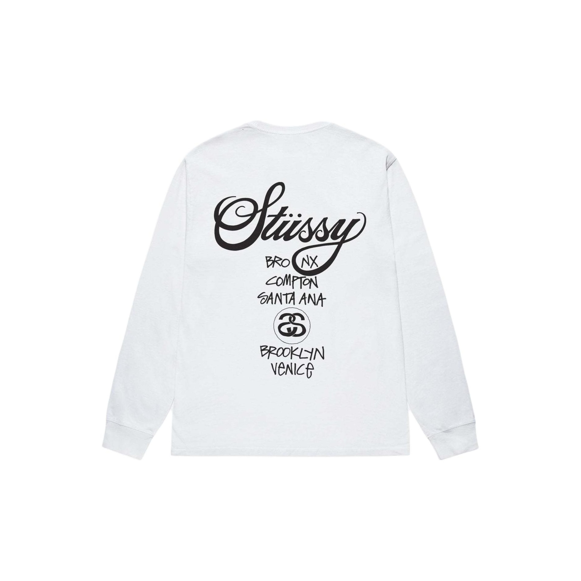 Stussy World Tour L/S Tee Black XXL - POIZON Stussy World Tour L/S Tee Black XXL - POIZON