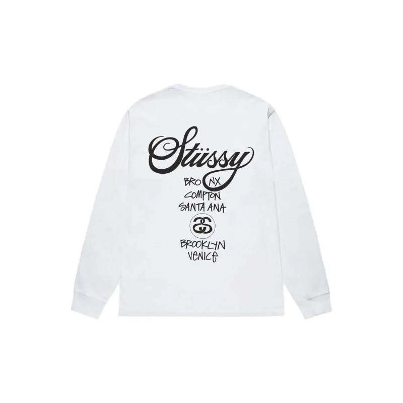 Stussy Long Sleeve World Tour Tee-3