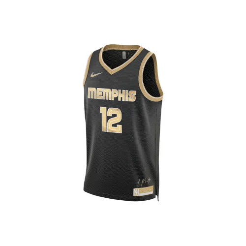 Nike Basketball Jerseys Men Black/Gold