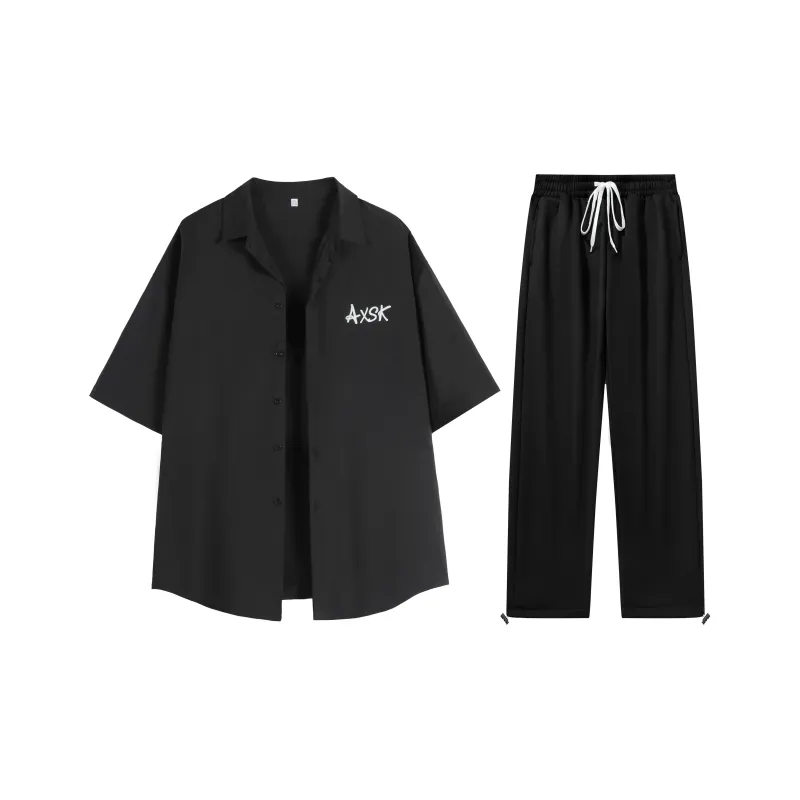 A.X.S.K Shirt Matching Set Unisex-1