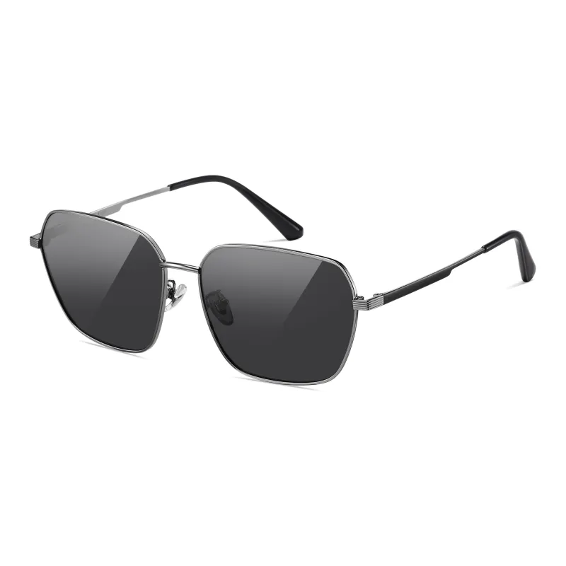 HLA Alloy Irregular Shape Sunglasses Men's-0