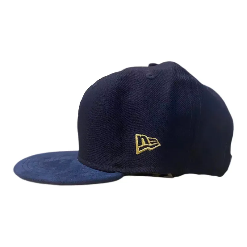 New Era Polyester, Cotton, Wool, Elastane Baseball Caps Unisex Blue-1