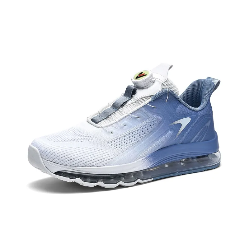 Yalu Running Shoes Unisex Low Top White Blue-1