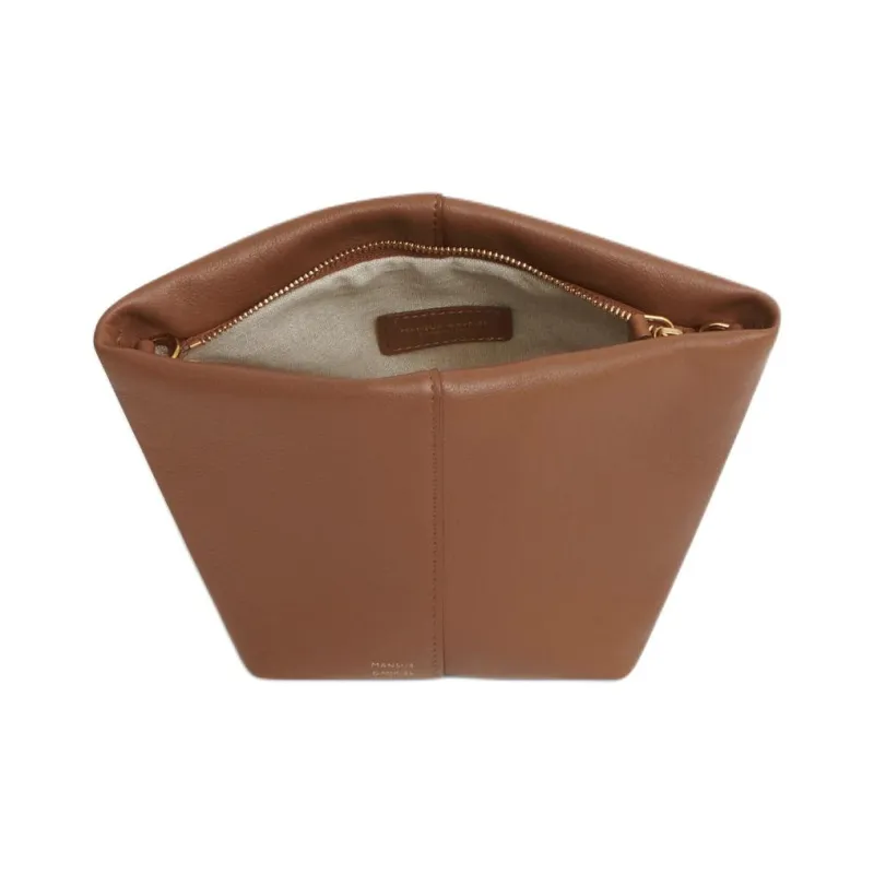 MANSUR GAVRIEL Calfskin Shoulder Bag Crossbody Bag Women's Brown-3