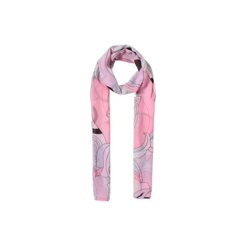 PINKO Floral print Chiffon Scarf-2