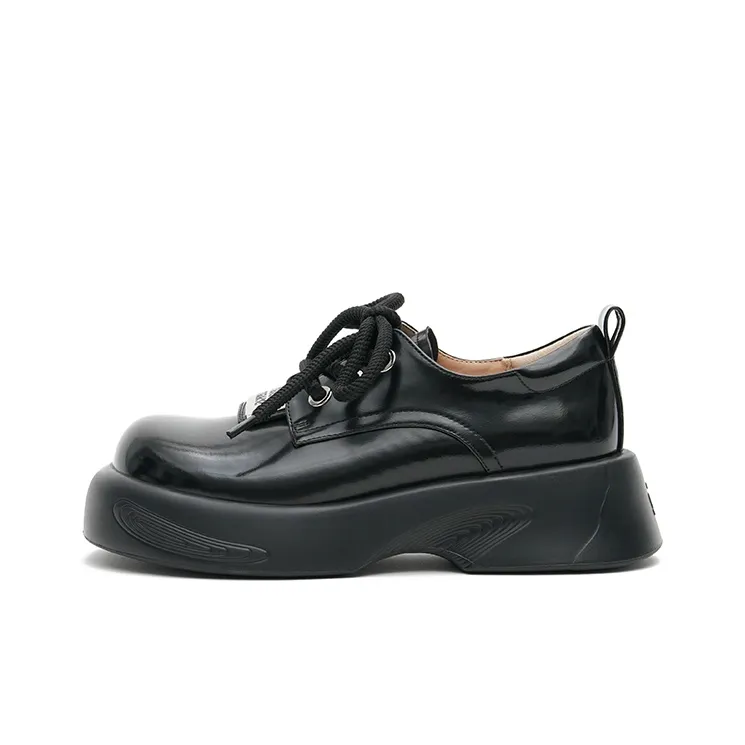 MASOOMAKE Loafers Women's Crystal Black, Lava Brown-0