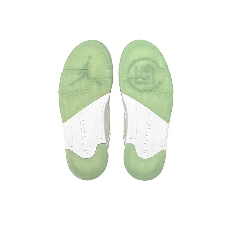 Air Jordan 5 Low X Clot 'White Silk'-3