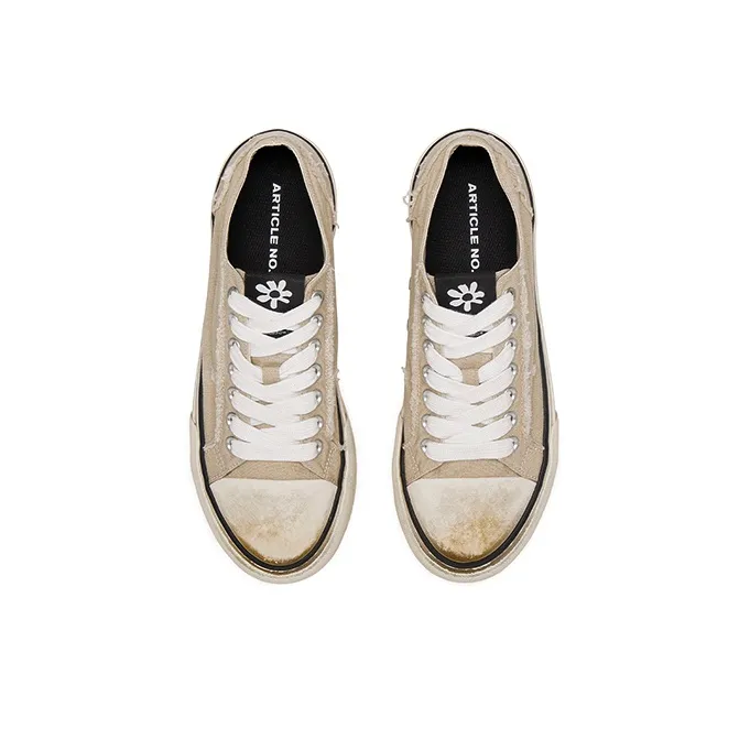 ARTICLE NO. Low Top Canvas Shoes Unisex Sand-4