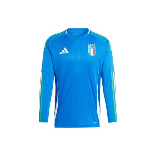 Adidas Italy 24 Soccer Jerseys Men Blue