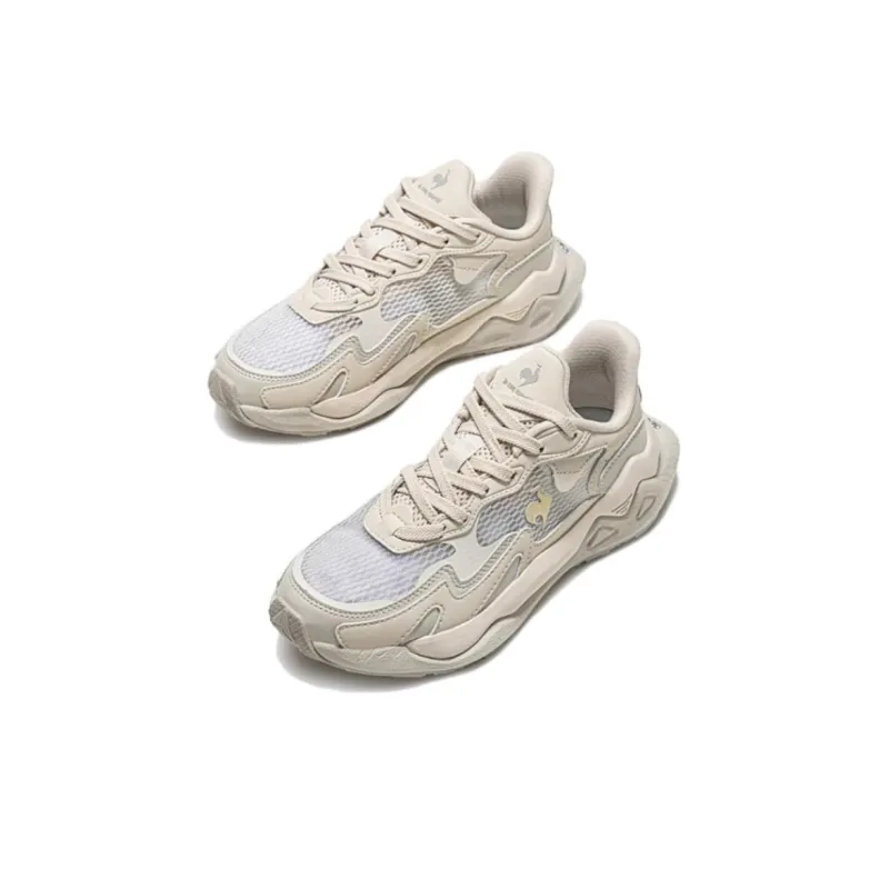 Le Coq Sportif Cushioning And Breathable Casual Shoes Women's Beige-1