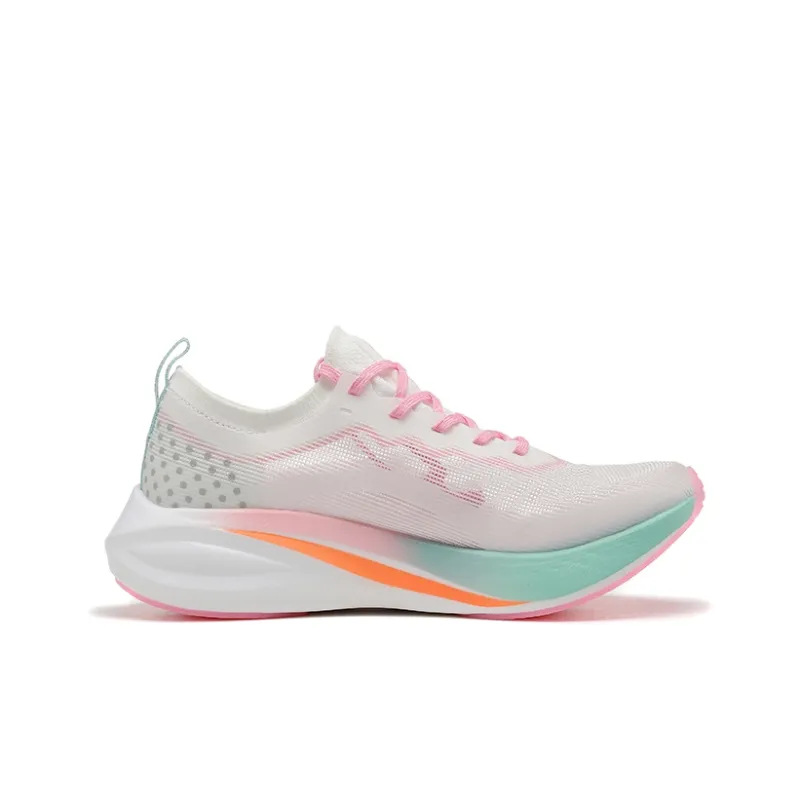 LIZHIPAO Running Shoes Unisex Low Top Mismatched Color/Neon White, Pink, Blue-4