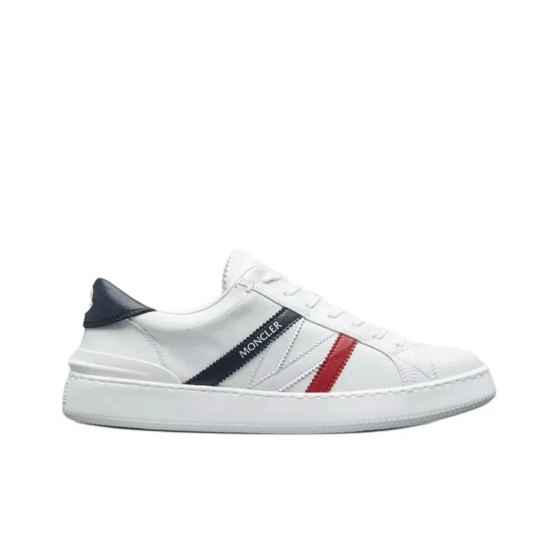 Moncler Monaco Low Top Skateboard Shoes Women's White-1