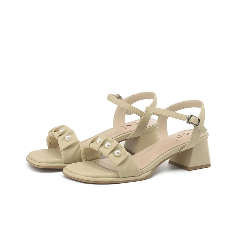 JOSINY Strap Sandals 4.6cm Women's Ecru/Light Yellow-8