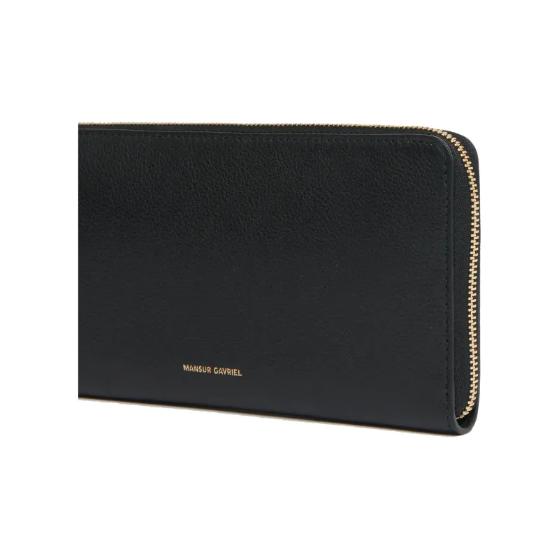 MANSUR GAVRIEL Calfskin Wallet Women's Black-3