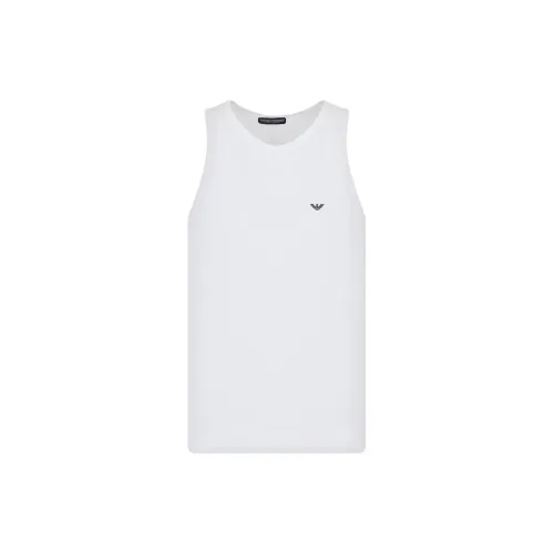 EMPORIO ARMANI Tank Tops Men White