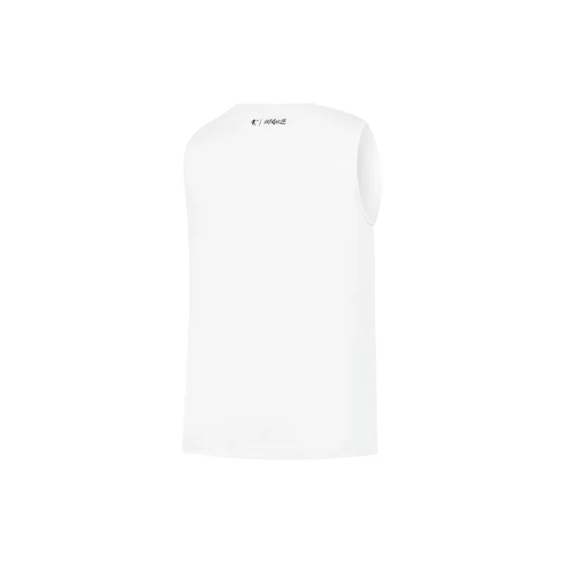 QIAODAN x QIANGFENGCHUIFU,LIANMINGKUAN Tank Top Men's Jordan White-1