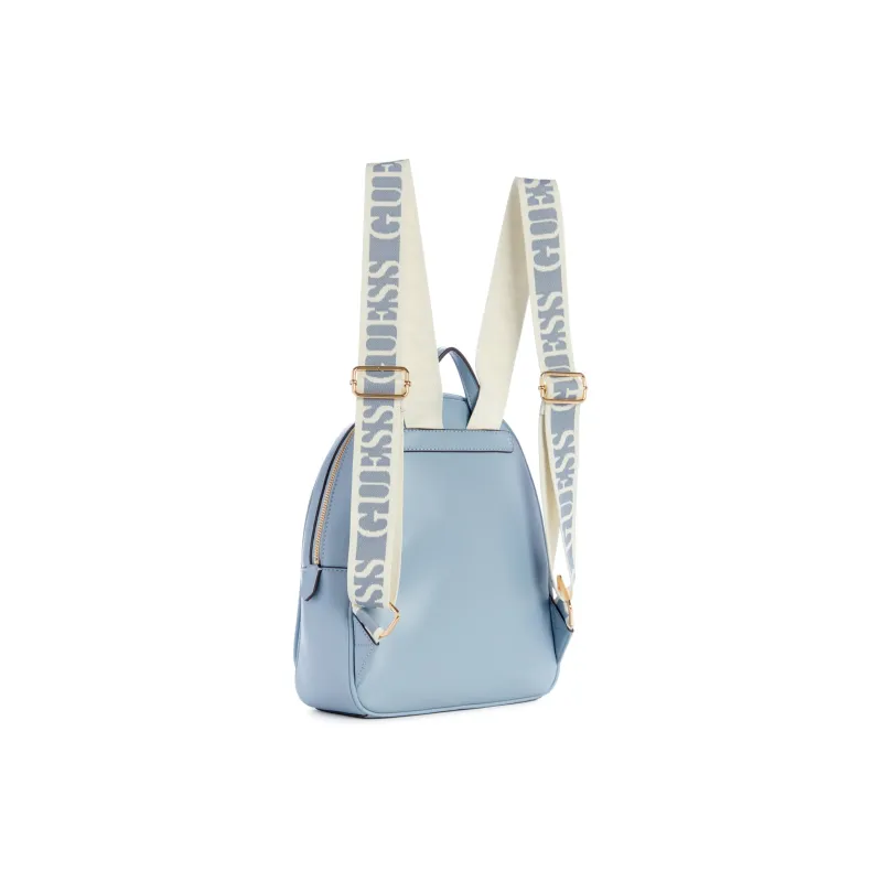 GUESS Faux Leather Backpack Women's Blue-1