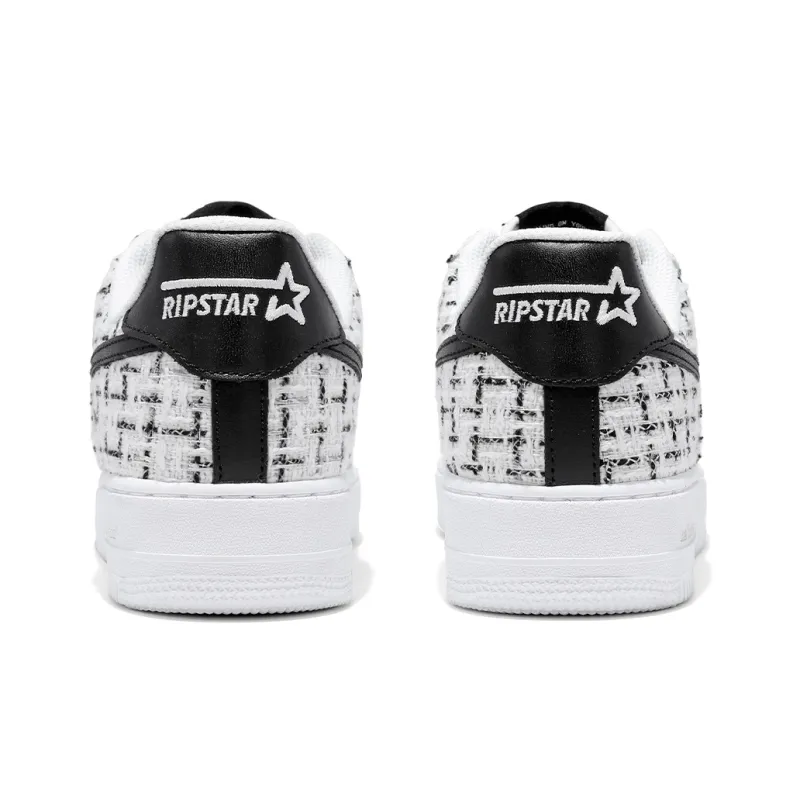 RIPSTAR Low Top Skateboard Shoes Men's White-3