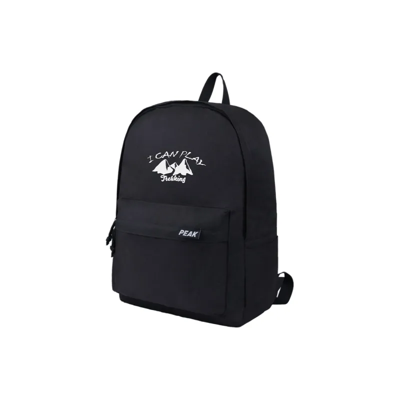 PEAK Nylon Backpack Regular Unisex Black-1