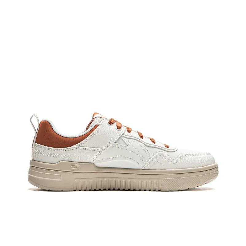 LiNing Qingyun Cushioning Anti-Slip And Wear-Resistant Rebound Low-Top Casual Shoes Women's Ecru-1