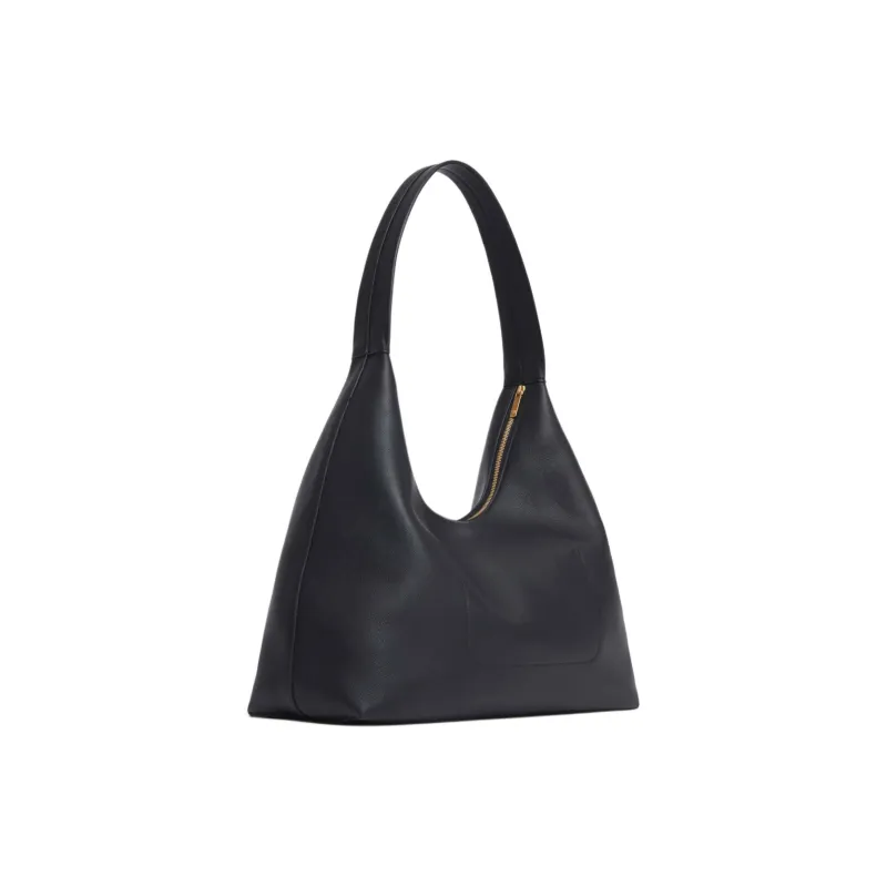 MANSUR GAVRIEL Calfskin Hobo Bag Handbag Shoulder Bag Extra Large Women's Black-2