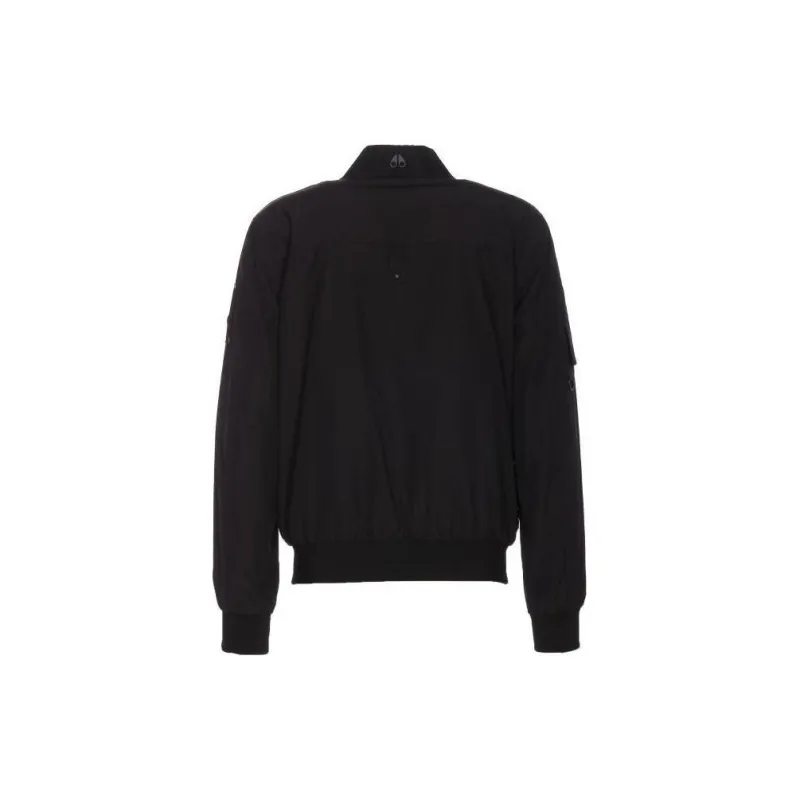 Moose Knuckles Courville Zip Up Bomber Jacket-1