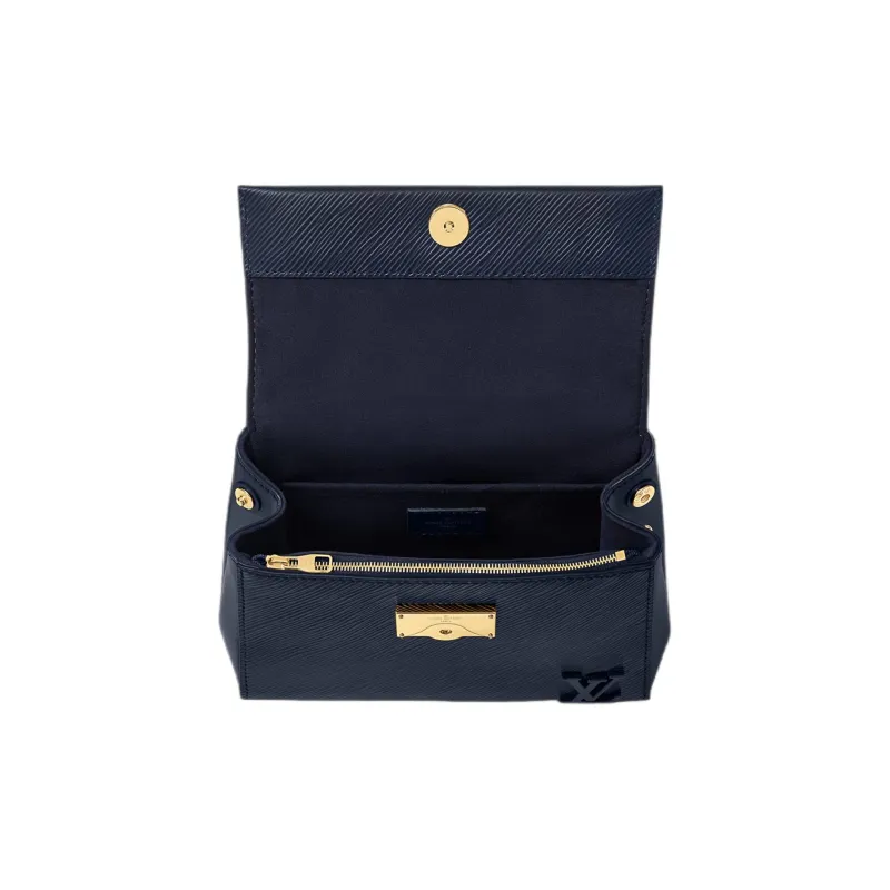 LOUIS VUITTON Cluny Epi Grain Leather Shoulder Bag, Crossbody Bag, Handbag Mini Women's Marine Blue-2