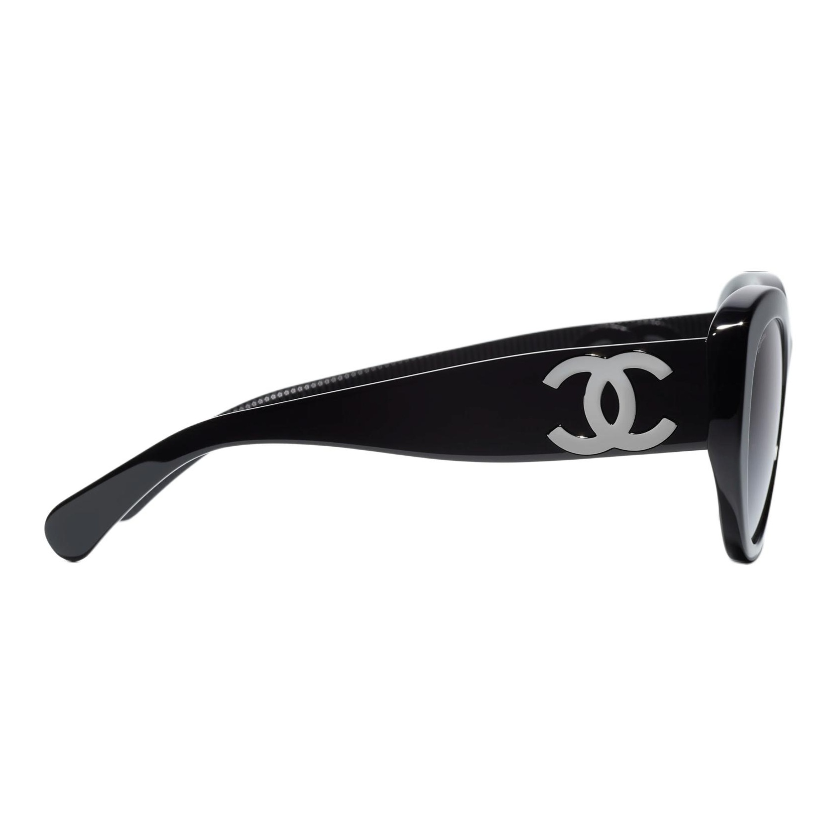 CHANEL眼鏡レンズ新品レア合計約8万円相当クラシカルな女優風✴︎眼鏡ケース付 Black CC Sunglasses 5483-A – REDELUXE