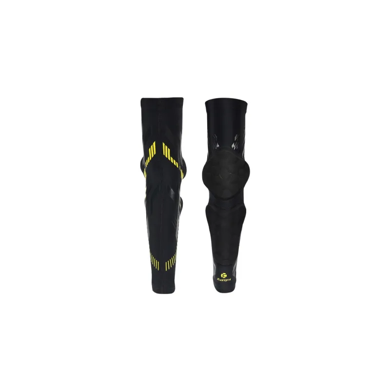 Kuangmi Arm Guards Black Silver Line/Yellow Line Polyester Unisex-9