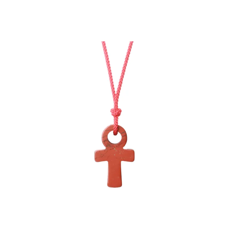Reiki Agate Lucky Life Symbol Pendant Unisex-0