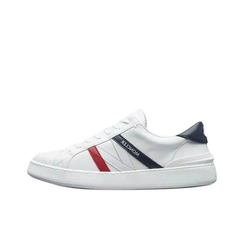 Moncler Monaco Low Top Skateboard Shoes Women's White-0