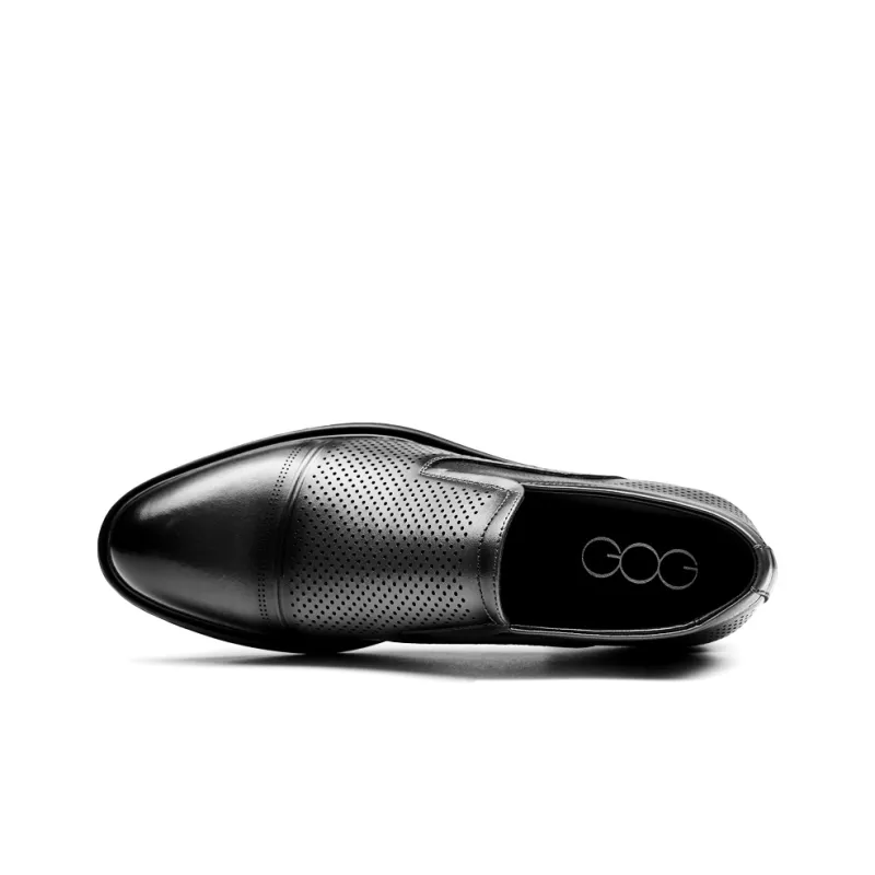 GOG Summer Breathable Business Formal Leather Shoes Men's-3