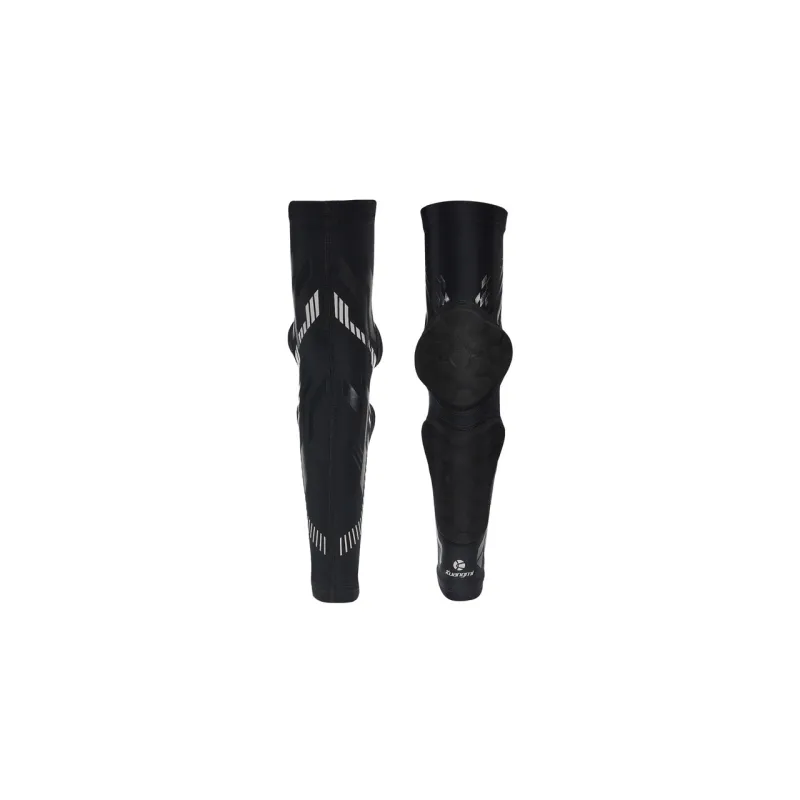 Kuangmi Arm Guards Black Silver Line/Yellow Line Polyester Unisex-4