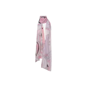 PINKO Floral print Chiffon Scarf