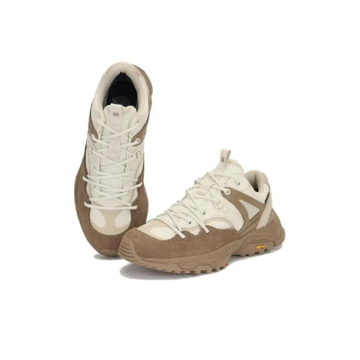 KOLON SPORT Water Resistant Rebound Low Top Running Shoes Women's Gray Beige-3