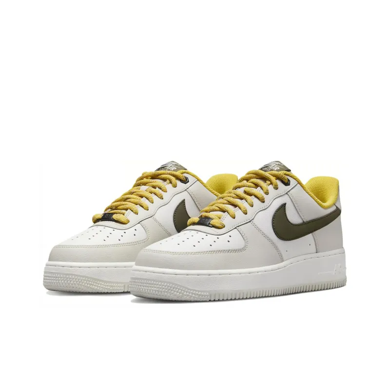 Nike Air Force 1 Low '07 Prm Light Bone Cargo Khaki Vivid Sulfur-2