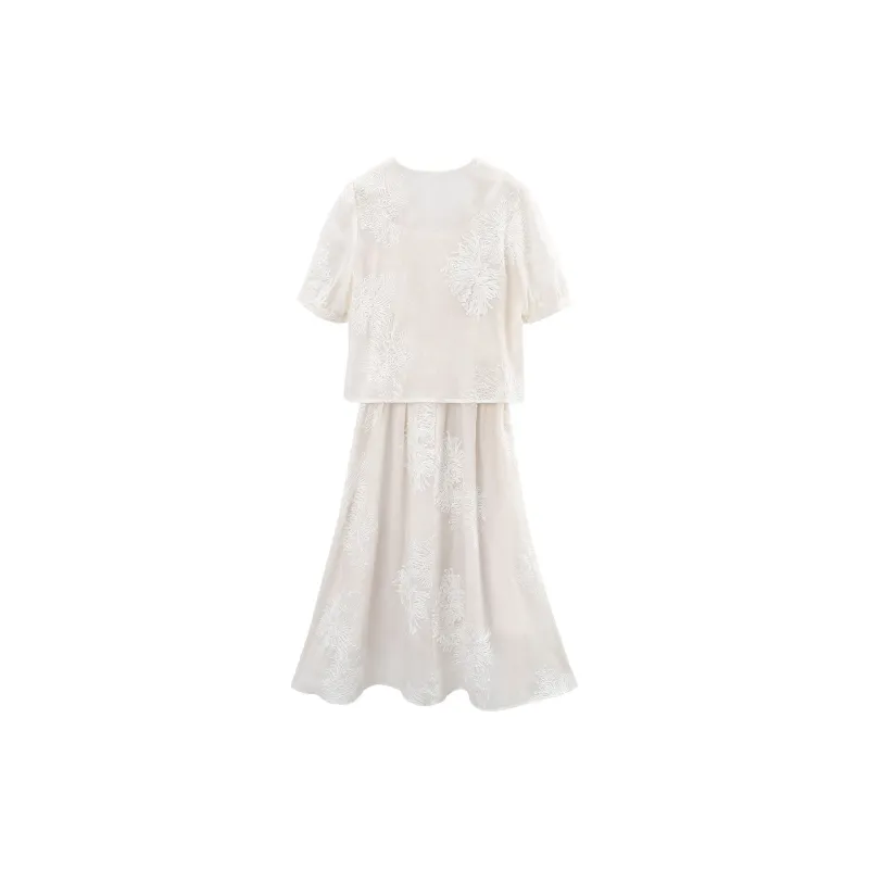A Paradise For Awakening Skirt Set Women's Ecru-1
