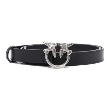PINKO Logo Plaque Buckle Belt