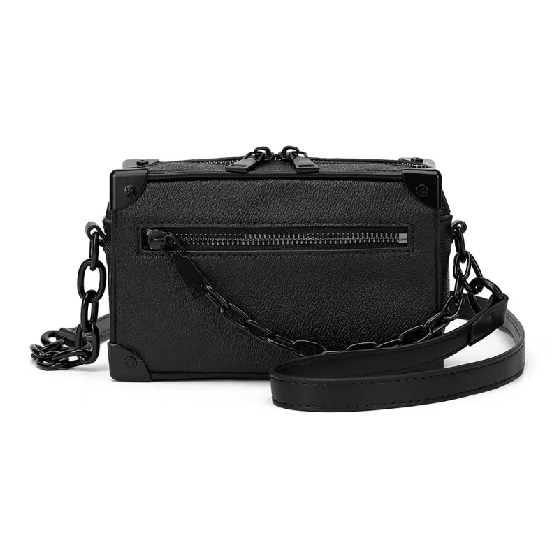 FAIRWHALE PVC Shoulder Bag Crossbody Bag Chain Bag Unisex-34