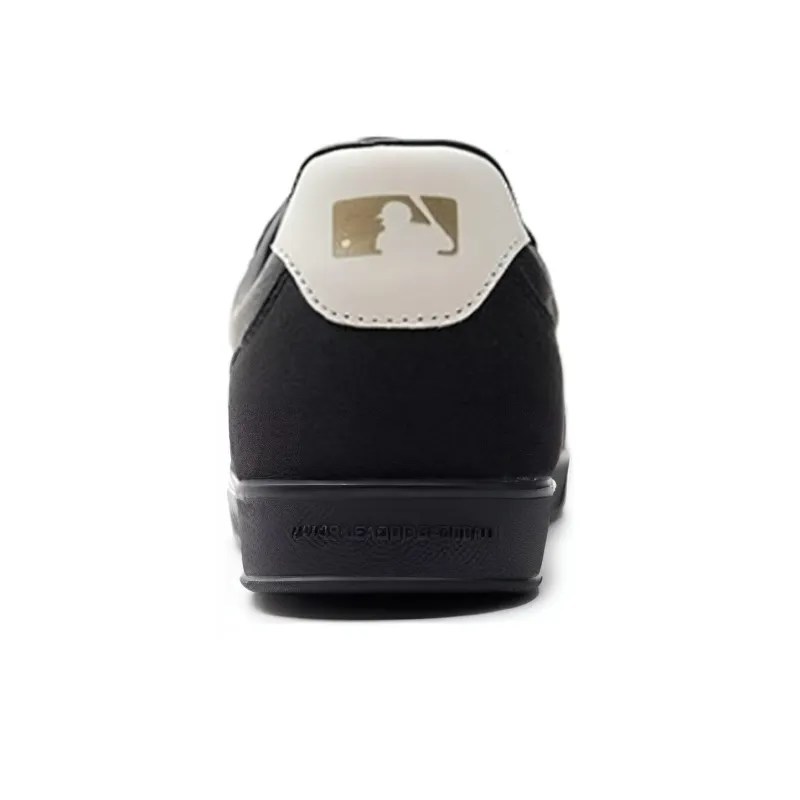 MLB Squeeze German Army Trainers Cushioning, Wear Resistant Low Top Skateboard Shoes Unisex Black-4