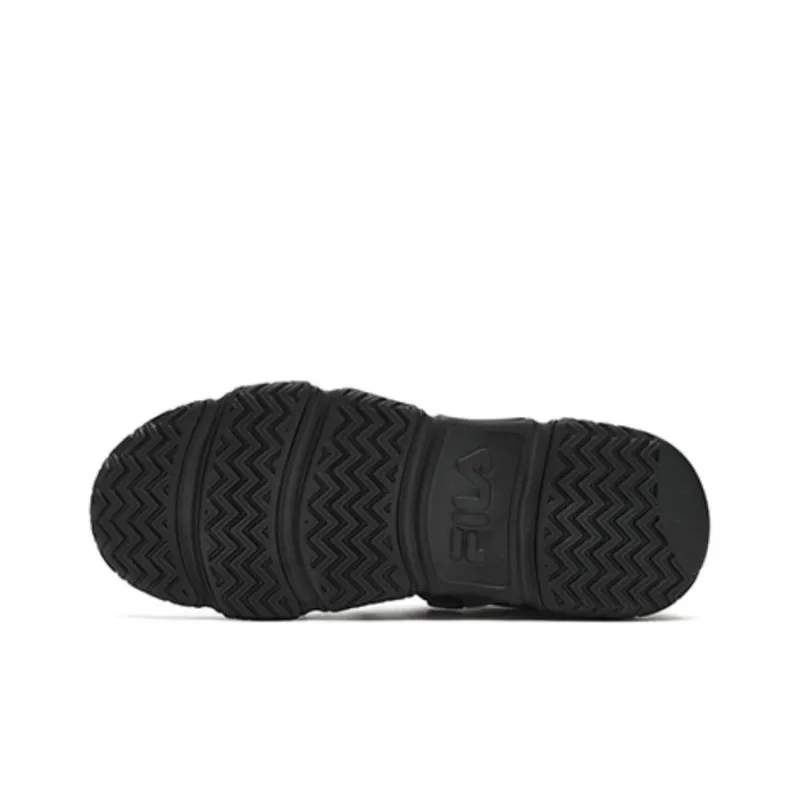 FILA FUSION BARRICADE Slip Resistant Breathable Low Top Casual Shoes Men's Black-5