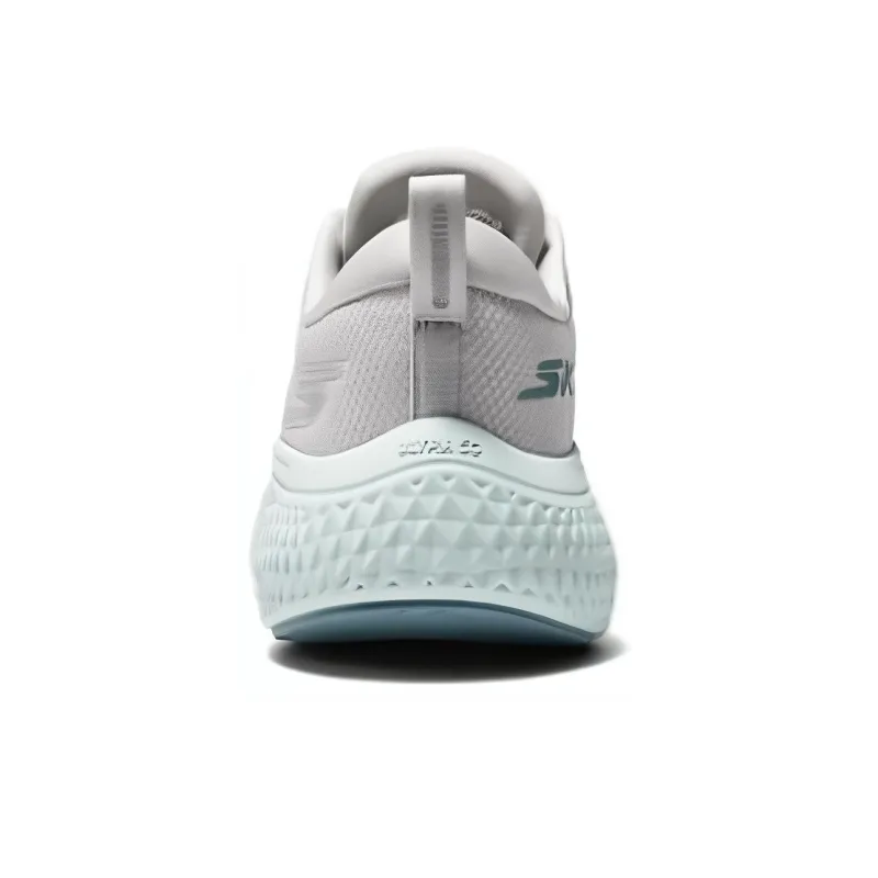Skechers Cushioning, Wear Resistant Low Top Running Shoes Women's Gray Blue-3