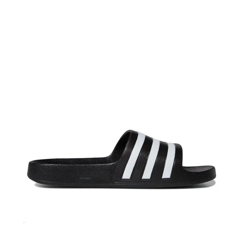 Adidas Adilette Aqua Slides 'Black White' Women's-1
