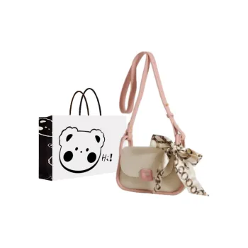 NX DOUGHNUT PU Crossbody Bag Regular Women's White Black White & Pink White & Brown